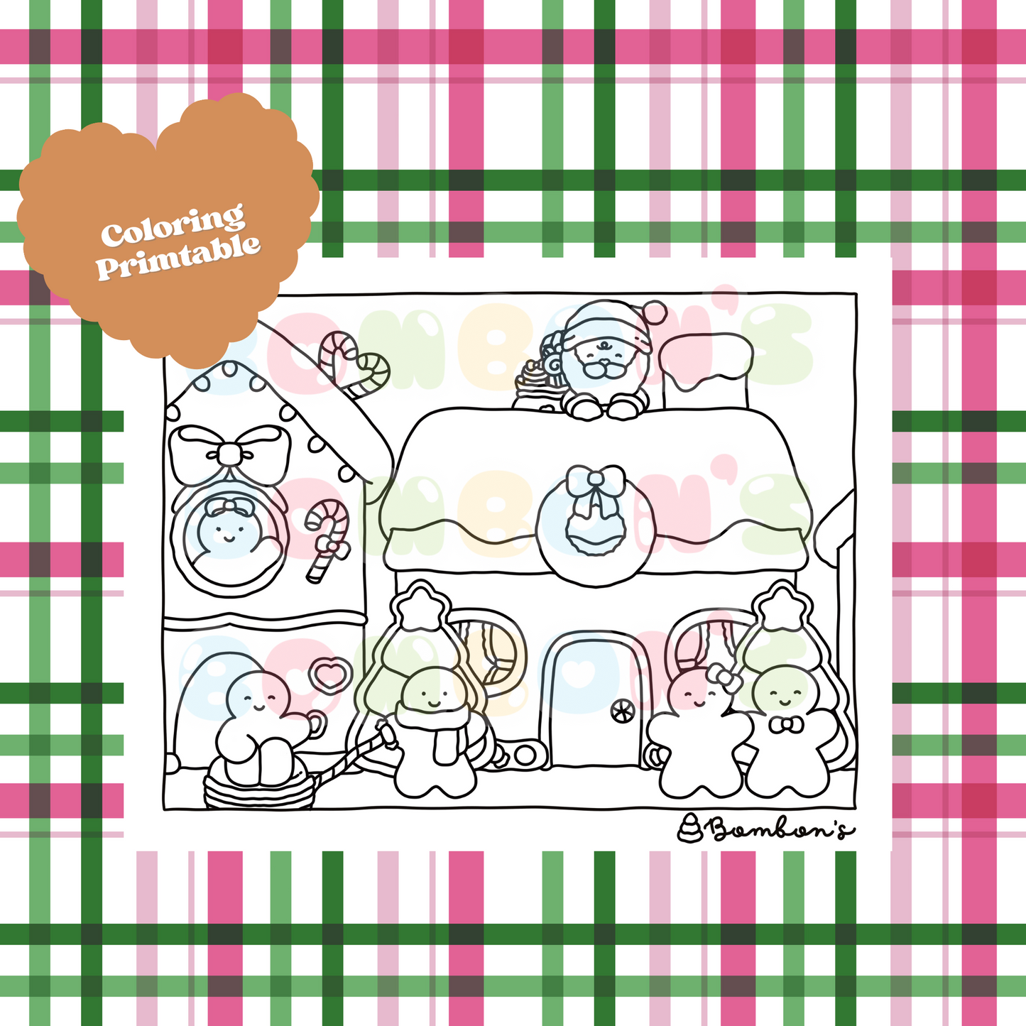 DIGITAL DOWNLOAD • BOMBON'S GINGERBREAD VILLAGE