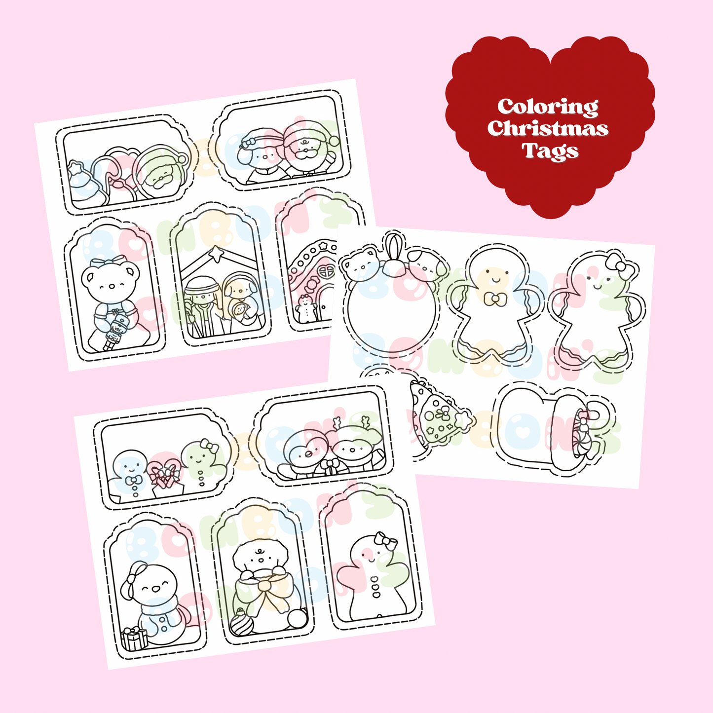 DIGITAL DOWNLOAD • CHRISTMAS TAGS