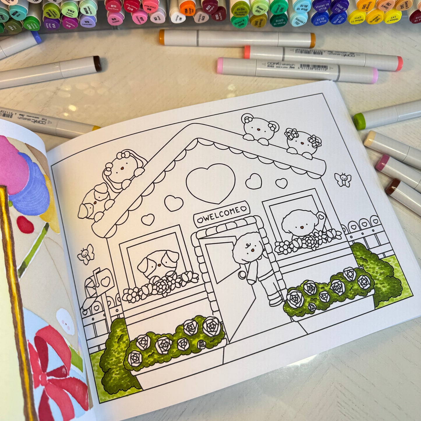BOMBON'S COZY HOLIDAYS COLORING BOOK (1ST EDITION )