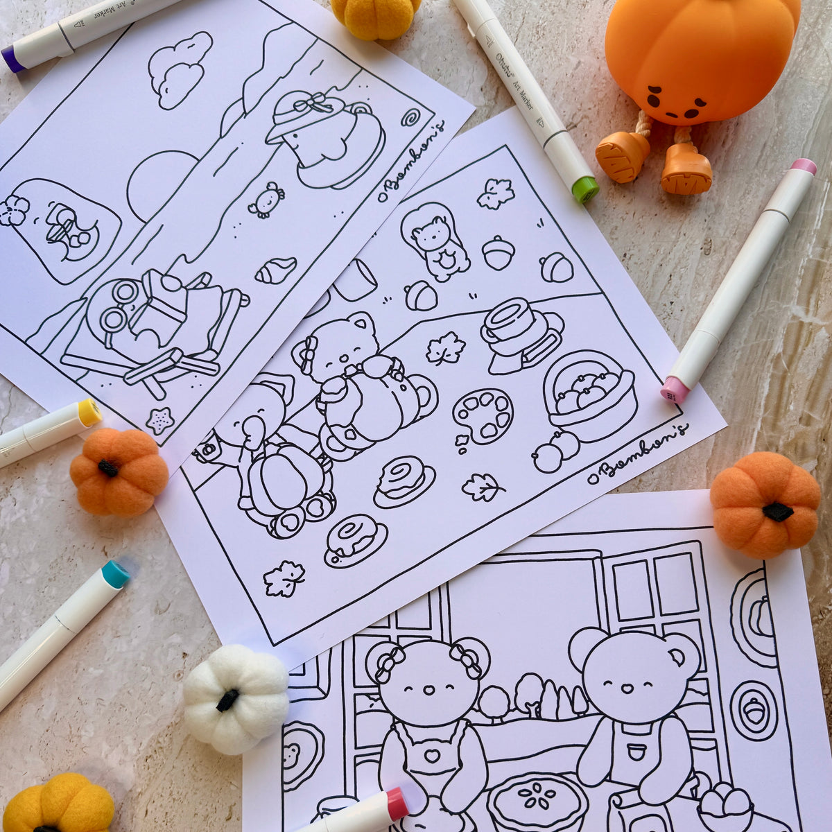 DIGITAL DOWNLOAD • COZY FALL PAGES