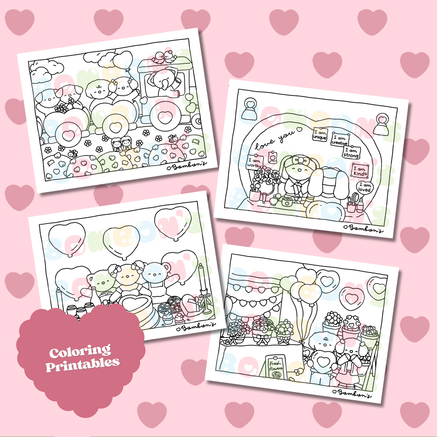 DIGITAL DOWNLOAD • VALENTINE'S DAY PAGES
