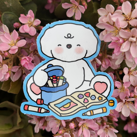 Bombón Coloring Sticker