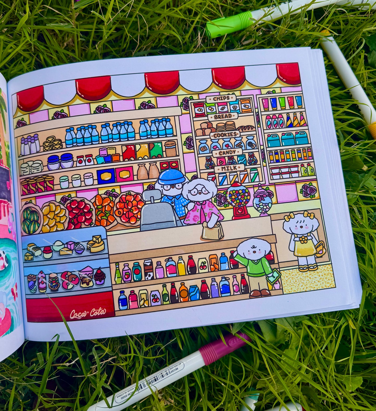 BOMBON'S COZY HOLIDAYS COLORING BOOK (1ST EDITION )