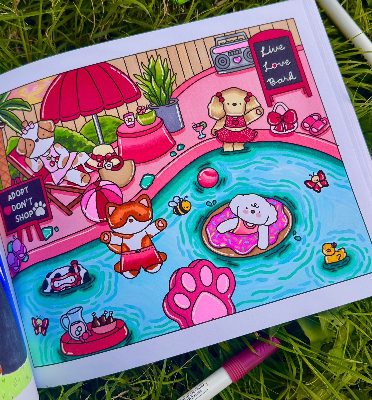BOMBON'S COZY HOLIDAYS COLORING BOOK (1ST EDITION )