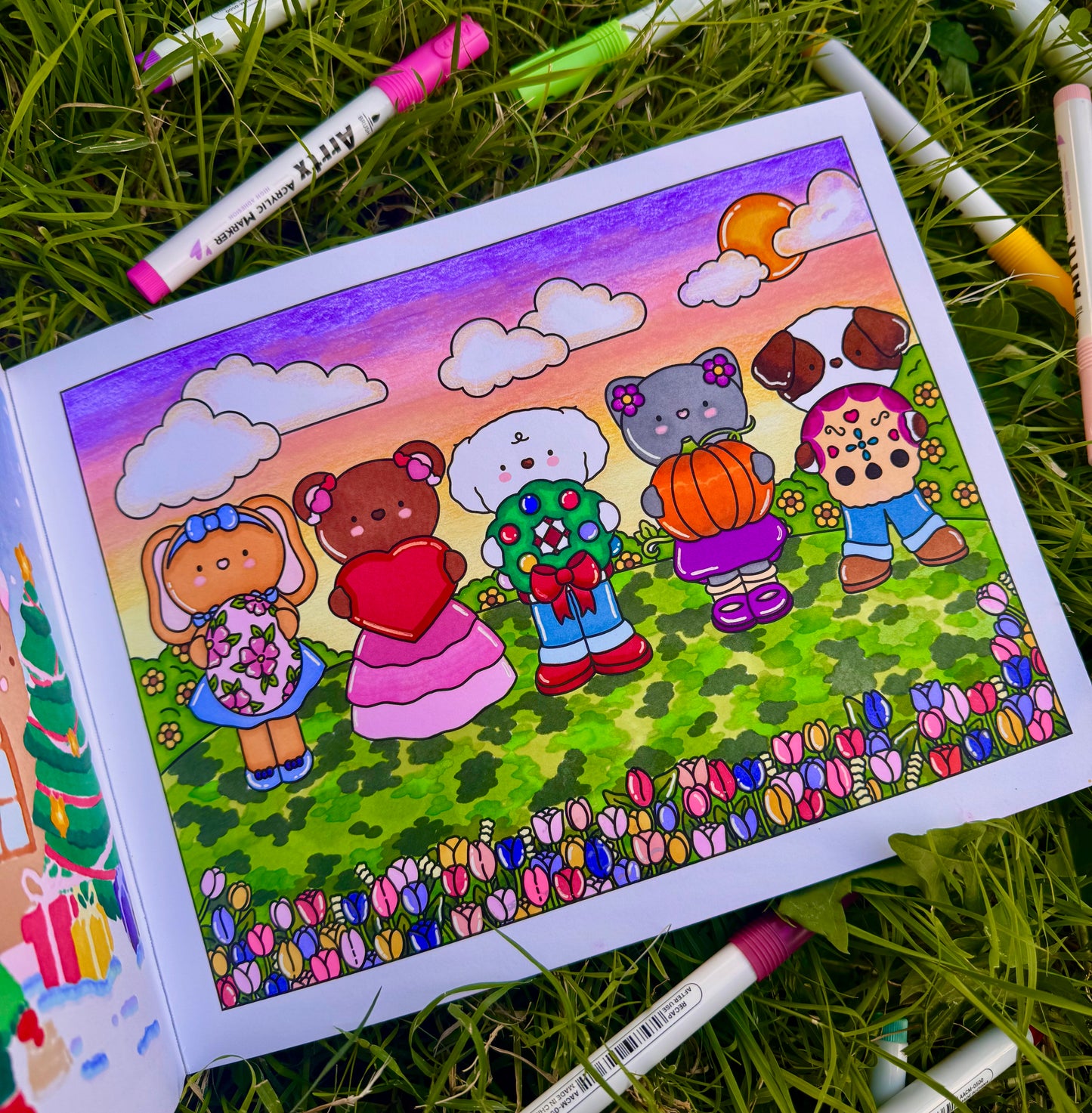 BOMBON'S COZY HOLIDAYS COLORING BOOK (1ST EDITION )